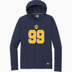 BELLEVILLE HIGH SCHOOL WILDCATS <span class="pdp-name-mascot">BELLEVILLE WILDCATS</span> New Era Men's Long Sleeve Power Hoodie Front Thumbnail
