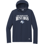 Grand Traverse Academy Mustangs <span class="pdp-name-mascot">Grand Traverse Academy Mustangs</span> New Era Men's Long Sleeve Power Hoodie Front Thumbnail