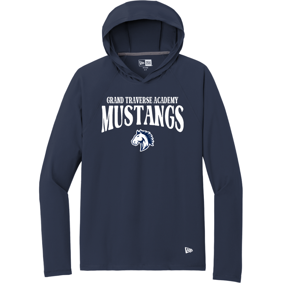 Grand Traverse Academy Mustangs <span class="pdp-name-mascot">Grand Traverse Academy Mustangs</span> New Era Men's Long Sleeve Power Hoodie
