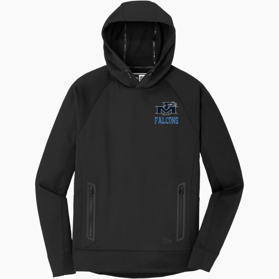 Perry Meridian Falcons New Era Venue Fleece Pullover Hoodie