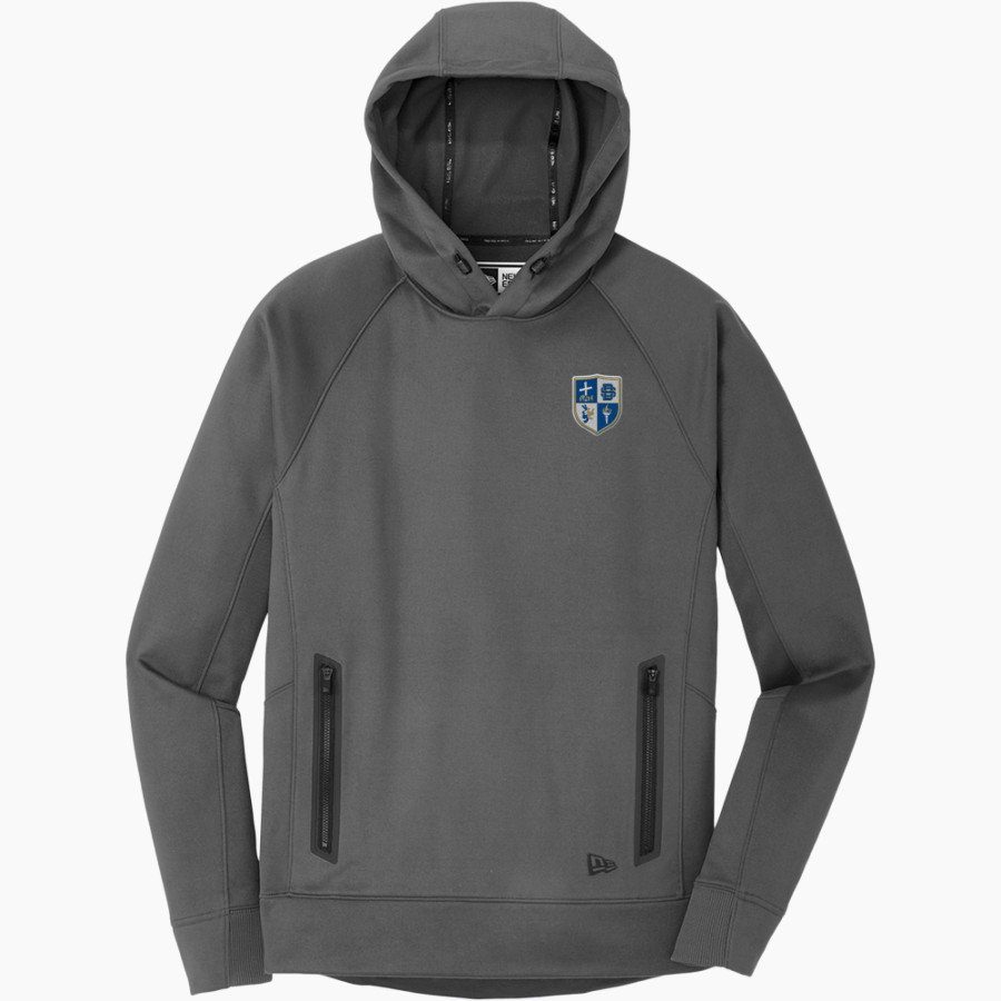 Divine Savior Academy Sharks <span class="pdp-name-mascot">Divine Savior Sharks</span> New Era Venue Fleece Pullover Hoodie