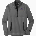Shell Bank Brigade <span class="pdp-name-mascot">Shell Bank P771K@014 Labradors</span> New Era Men's Venue 1/4 Zip Pullover Front Thumbnail