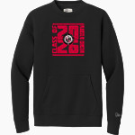 Plumstead Christian Panthers New Era Men's Heritage Fleece Pocket Crew Front Thumbnail