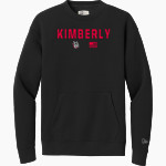 KIMBERLY HIGH SCHOOL BULLDOGS <span class="pdp-name-mascot">KIMBERLY BULLDOGS</span> New Era Men's Heritage Fleece Pocket Crew Front Thumbnail