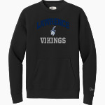 Lawrence University Vikings Online Store New Era Men's Heritage Fleece Pocket Crew Front Thumbnail
