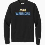 Maine West Warriors <span class="pdp-name-mascot">Maine West High School Warriors</span> New Era Men's Heritage Fleece Pocket Crew Front Thumbnail