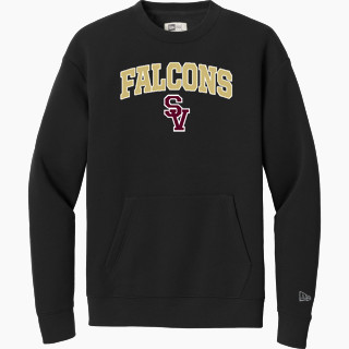 New Era Men's Heritage Fleece Pocket Crew