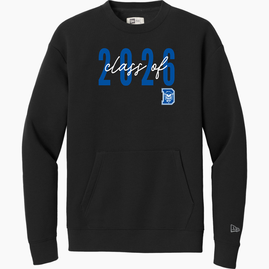 DAVIS SENIOR HIGH SCHOOL BLUE DEVILS <span class="pdp-name-mascot">DAVIS BLUE DEVILS</span> New Era Men's Heritage Fleece Pocket Crew