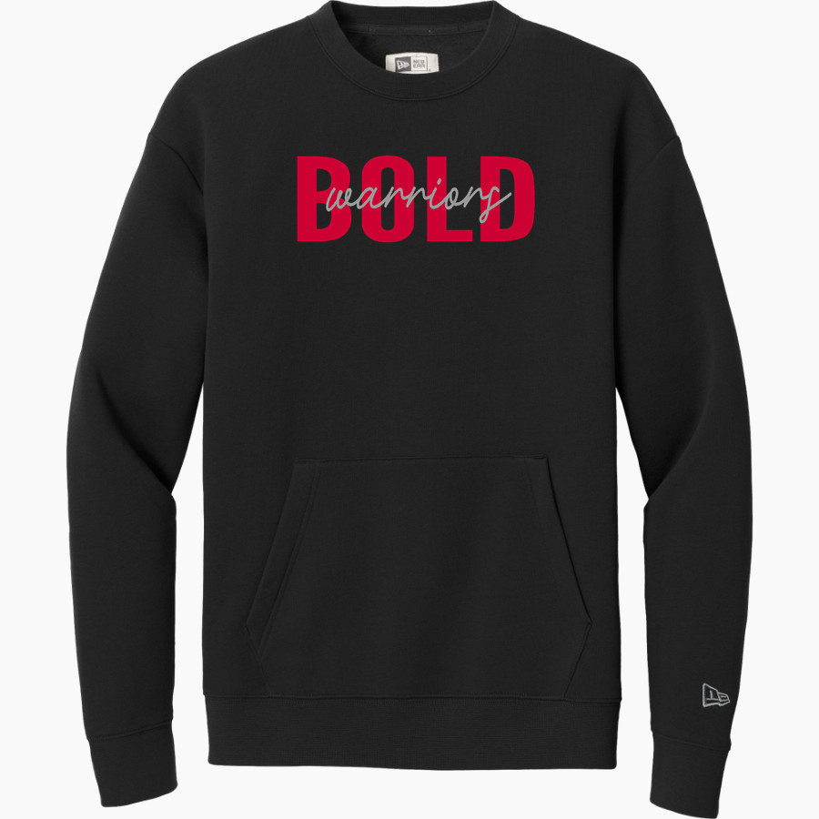 BOLD HIGH SCHOOL WARRIORS <span class="pdp-name-mascot">BOLD WARRIORS</span> New Era Men's Heritage Fleece Pocket Crew