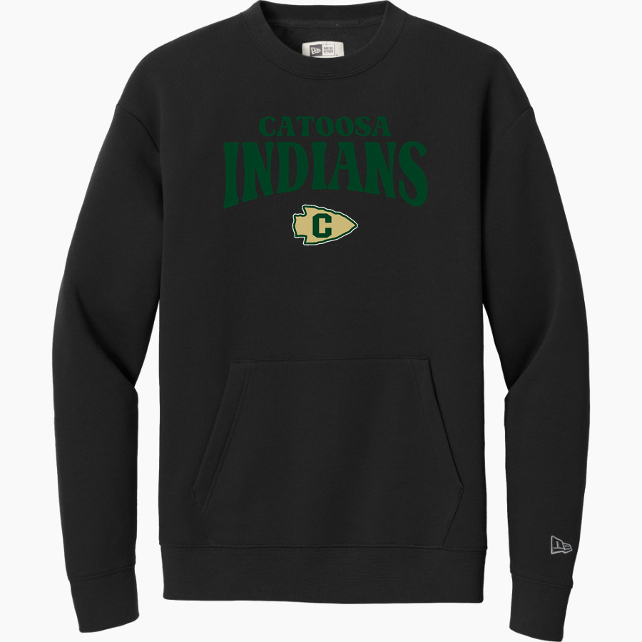 CATOOSA HIGH SCHOOL INDIANS <span class="pdp-name-mascot">CATOOSA INDIANS</span> New Era Men's Heritage Fleece Pocket Crew