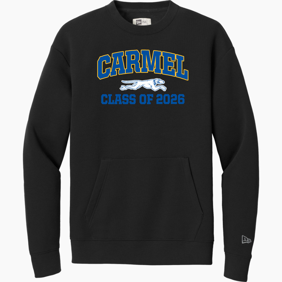 Carmel Greyhounds Greyhounds <span class="pdp-name-mascot">Carmel Greyhounds</span> New Era Men's Heritage Fleece Pocket Crew