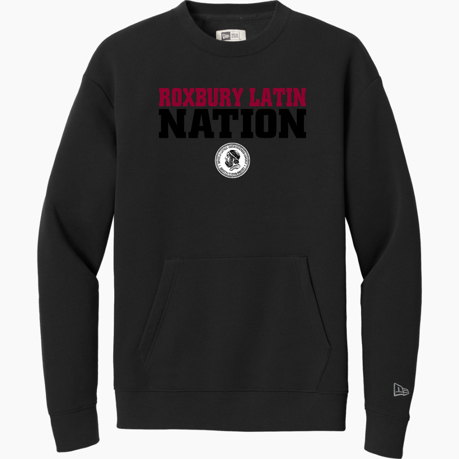 Roxbury Latin New Era Men's Heritage Fleece Pocket Crew