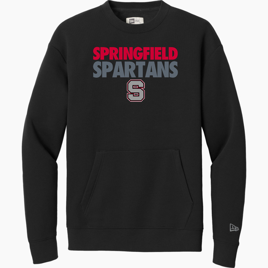 SPRINGFIELD SPARTANS The Online Store <span class="pdp-name-mascot">SPRINGFIELD SPARTANS</span> New Era Men's Heritage Fleece Pocket Crew