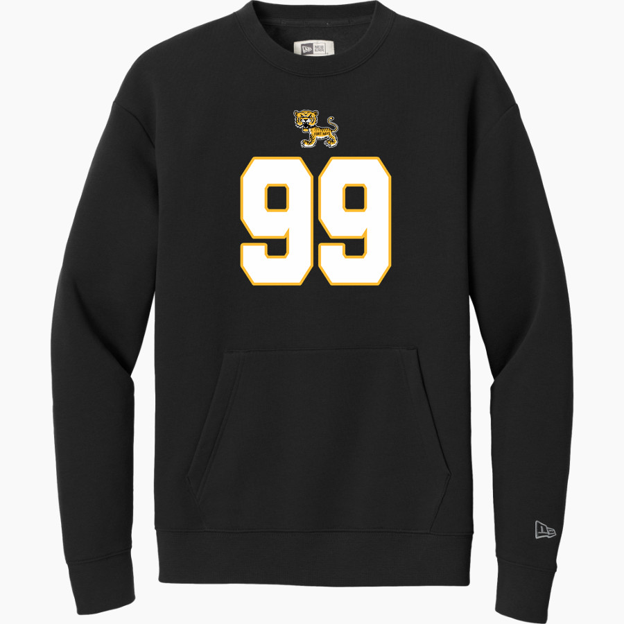 Fort Hays State University Tigers New Era Men's Heritage Fleece Pocket Crew