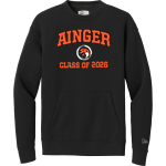 Ainger Cougars <span class="pdp-name-mascot">Ainger Cougars</span> New Era Men's Heritage Fleece Pocket Crew Front Thumbnail
