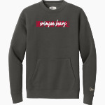 JUNEAU-DOUGLAS HIGH SCHOOL CRIMSON BEARS <span class="pdp-name-mascot">JUNEAU - DOUGLAS CRIMSON BEARS</span> New Era Men's Heritage Fleece Pocket Crew Front Thumbnail