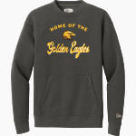 Del Oro Golden Eagles New Era Men's Heritage Fleece Pocket Crew Front Thumbnail