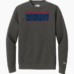 Mission University Mission University New Era Men's Heritage Fleece Pocket Crew Front Thumbnail