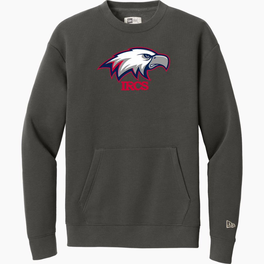 Indian Rocks Christian Eagles <span class="pdp-name-mascot">Indian Rocks Christian School Eagles</span> New Era Men's Heritage Fleece Pocket Crew