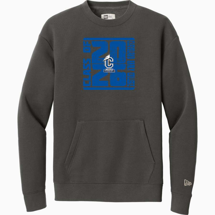 Cleveland Early College High School <span class="pdp-name-mascot">JOHN HAY HORNETS</span> New Era Men's Heritage Fleece Pocket Crew