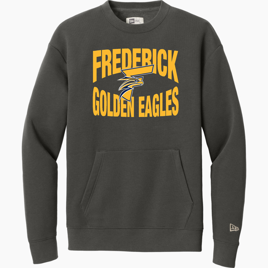 FREDERICK HIGH SCHOOL GOLDEN EAGLES <span class="pdp-name-mascot">FREDERICK GOLDEN EAGLES</span> New Era Men's Heritage Fleece Pocket Crew