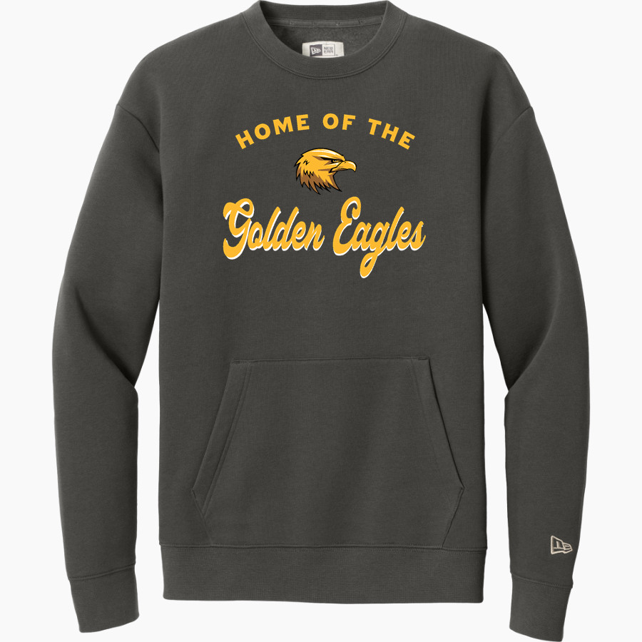 Del Oro Golden Eagles New Era Men's Heritage Fleece Pocket Crew