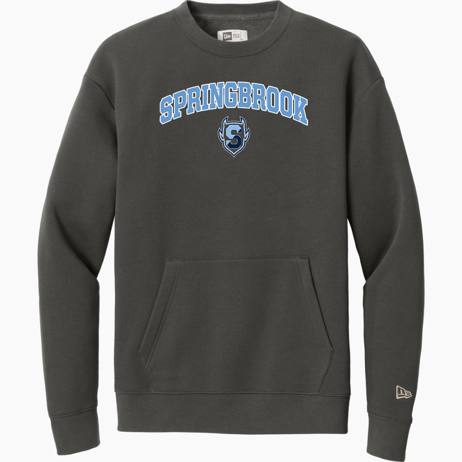 Springbrook Blue Devils New Era Men's Heritage Fleece Pocket Crew