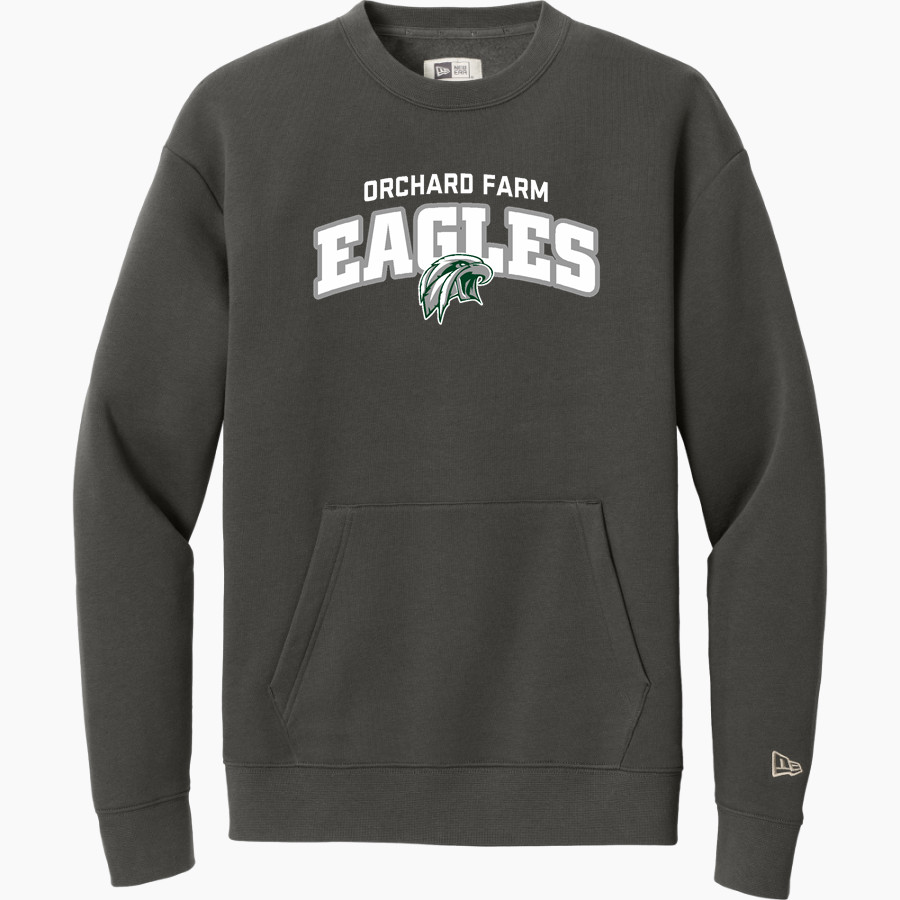 Orchard Farm Eagles <span class="pdp-name-mascot">Orchard Farm Eagles</span> New Era Men's Heritage Fleece Pocket Crew