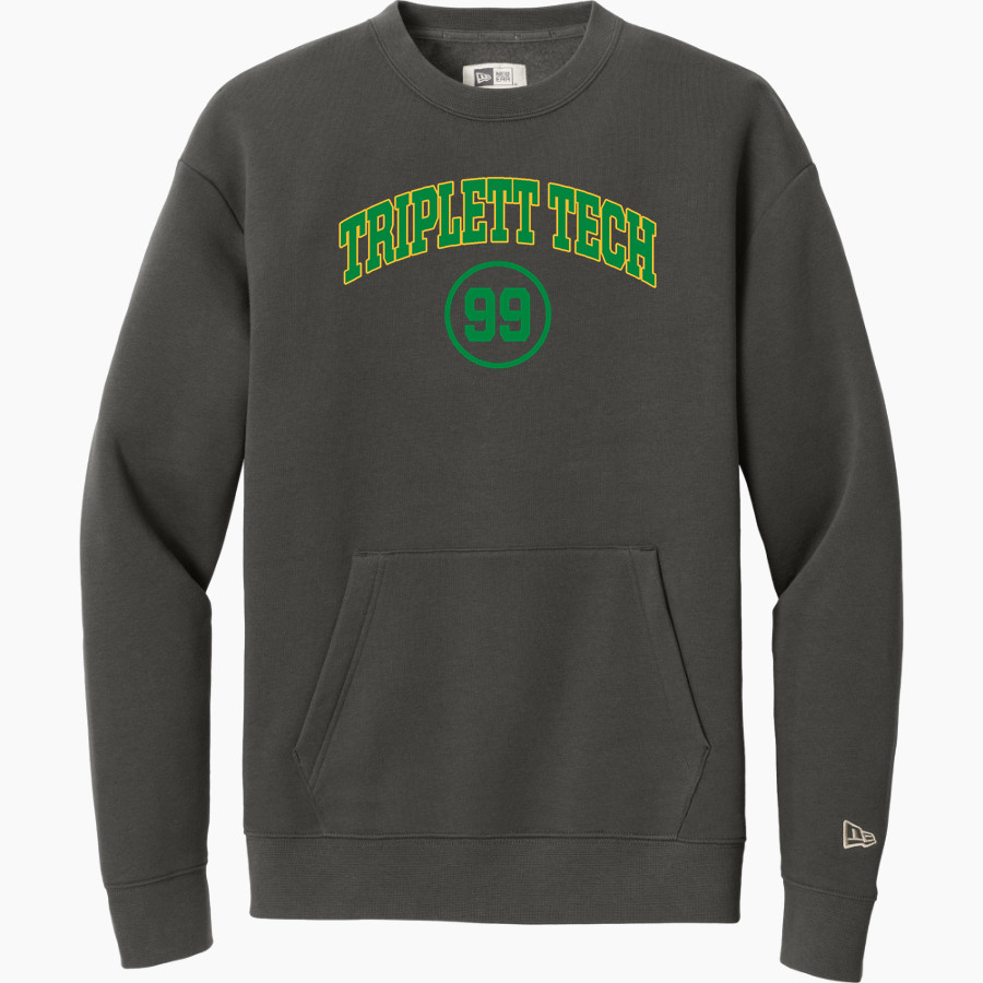 Triplett Tech <span class="pdp-name-mascot">Triplett Business and Technical Institute</span> New Era Men's Heritage Fleece Pocket Crew
