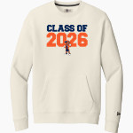 NEW BERLIN HIGH SCHOOL PRETZELS <span class="pdp-name-mascot">NEW BERLIN PRETZELS</span> New Era Men's Heritage Fleece Pocket Crew Front Thumbnail