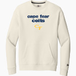 Cape Fear Colts New Era Men's Heritage Fleece Pocket Crew Front Thumbnail