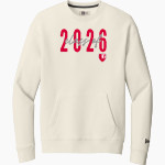 Baylor School Red Raiders New Era Men's Heritage Fleece Pocket Crew Front Thumbnail