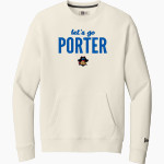 PORTER HIGH SCHOOL PIRATES <span class="pdp-name-mascot">PORTER PIRATES</span> New Era Men's Heritage Fleece Pocket Crew Front Thumbnail