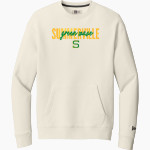 Summerville Green Wave <span class="pdp-name-mascot">Summerville Green Wave</span> New Era Men's Heritage Fleece Pocket Crew Front Thumbnail