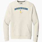 Mountain View Academy Mustangs New Era Men's Heritage Fleece Pocket Crew Front Thumbnail