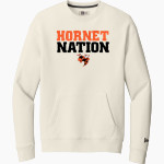 Beech Grove Hornets New Era Men's Heritage Fleece Pocket Crew Front Thumbnail