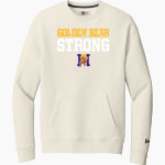 Miles Golden Bears New Era Men's Heritage Fleece Pocket Crew Front Thumbnail