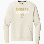 Trinity College Bantams The Official Online Store <span class="pdp-name-mascot">Trinity Bantams</span> New Era Men's Heritage Fleece Pocket Crew Front Thumbnail