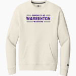 Warrenton Warriors New Era Men's Heritage Fleece Pocket Crew Front Thumbnail