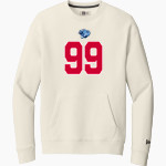 CROW HIGH SCHOOL Cougars Online Store <span class="pdp-name-mascot">CROW COUGARS</span> New Era Men's Heritage Fleece Pocket Crew Front Thumbnail