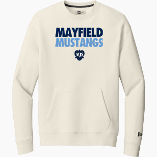 New Era Men's Heritage Fleece Pocket Crew