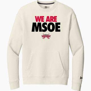 New Era Men's Heritage Fleece Pocket Crew