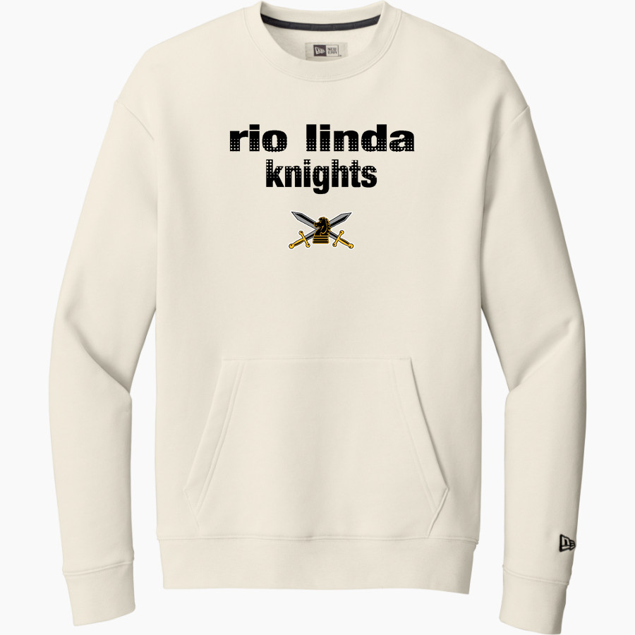 RIO LINDA HIGH SCHOOL KNIGHTS <span class="pdp-name-mascot">RIO LINDA KNIGHTS</span> New Era Men's Heritage Fleece Pocket Crew