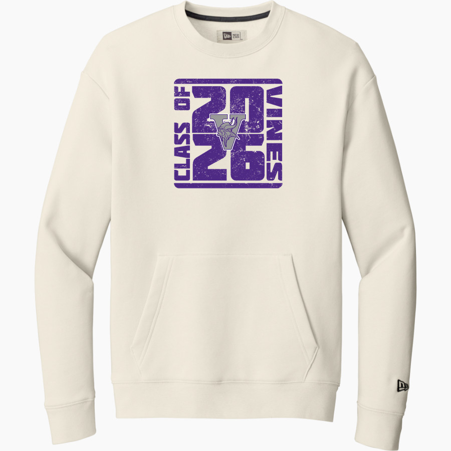 VINES HIGH SCHOOL VIKINGS <span class="pdp-name-mascot">VINES VIKINGS</span> New Era Men's Heritage Fleece Pocket Crew