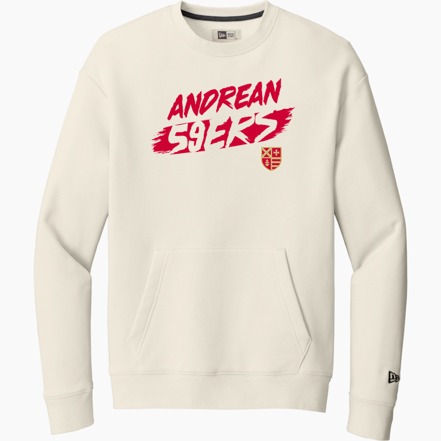 Andrean 59ers <span class="pdp-name-mascot">Andrean 59ers</span> New Era Men's Heritage Fleece Pocket Crew