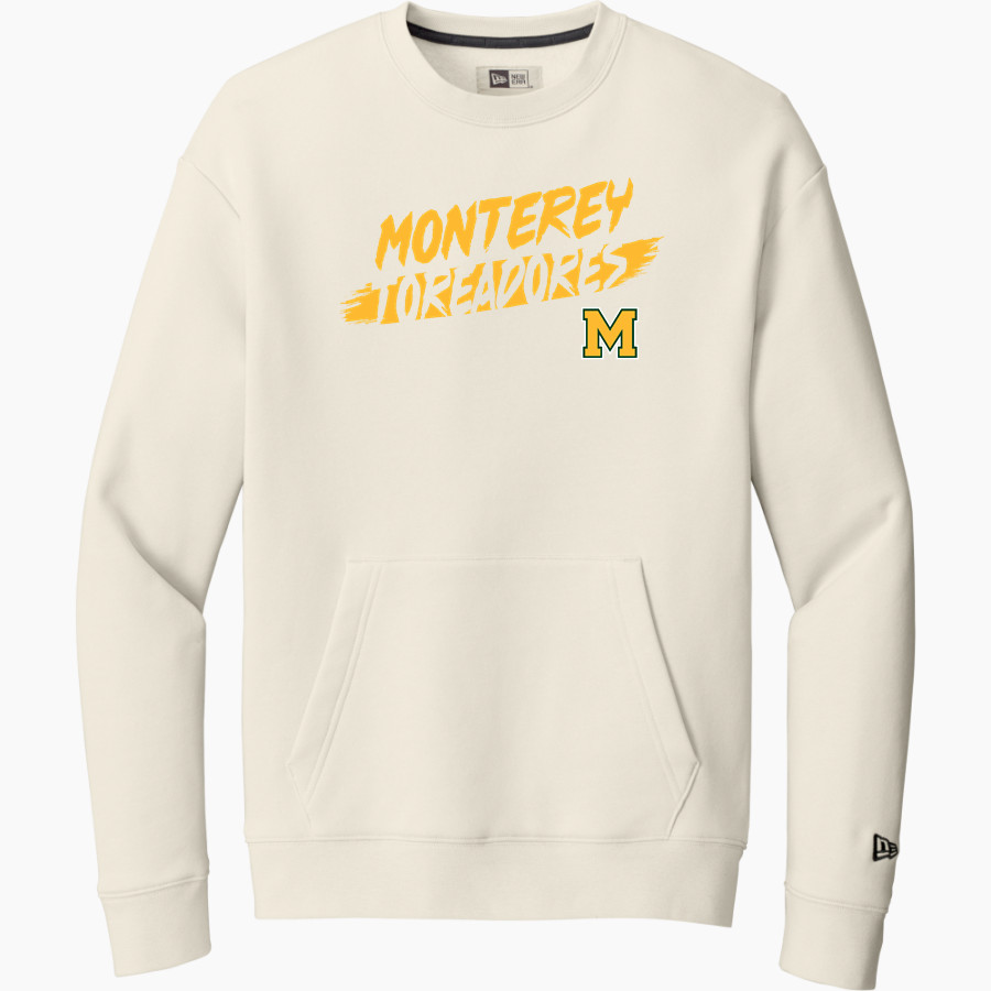 Monterey Toreadores <span class="pdp-name-mascot">Monterey Toreadores</span> New Era Men's Heritage Fleece Pocket Crew