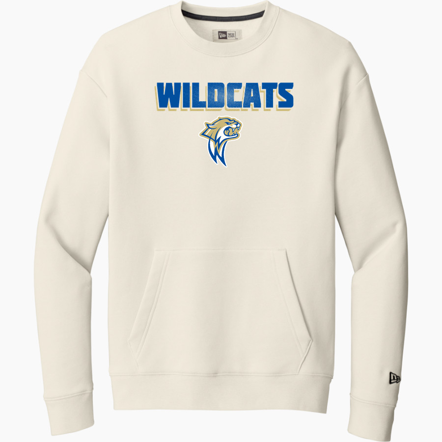 WATERFORD HIGH SCHOOL WILDCATS <span class="pdp-name-mascot">WATERFORD WILDCATS</span> New Era Men's Heritage Fleece Pocket Crew