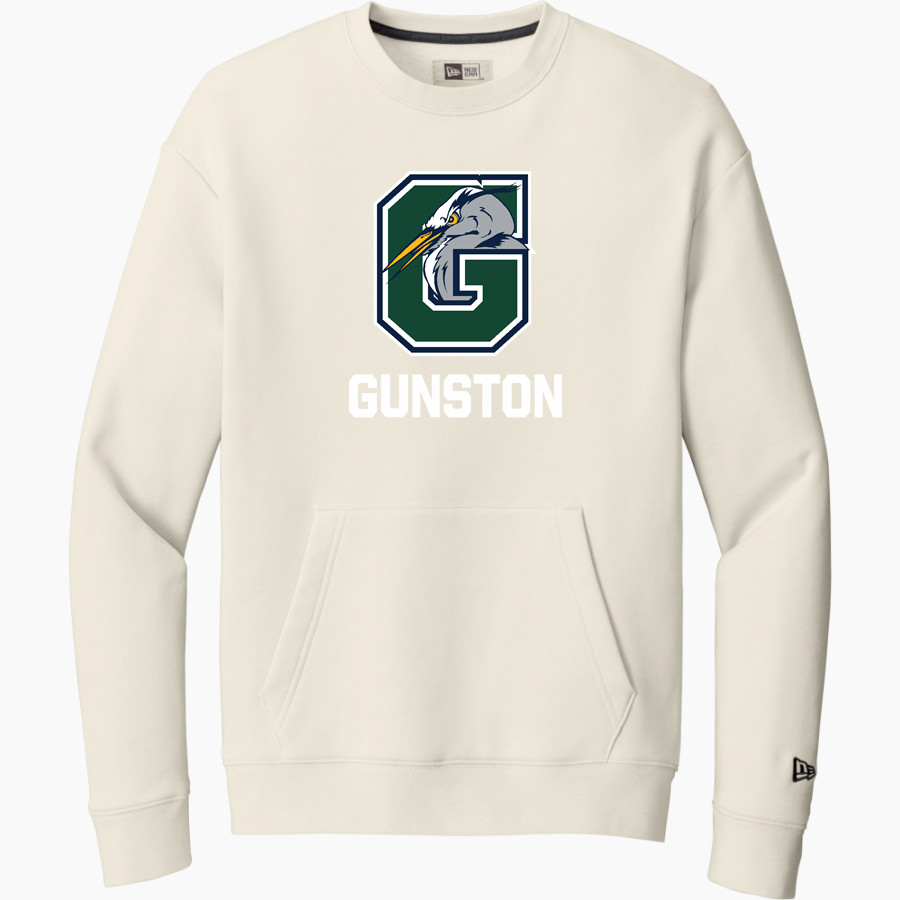 Gunston Herons New Era Men's Heritage Fleece Pocket Crew