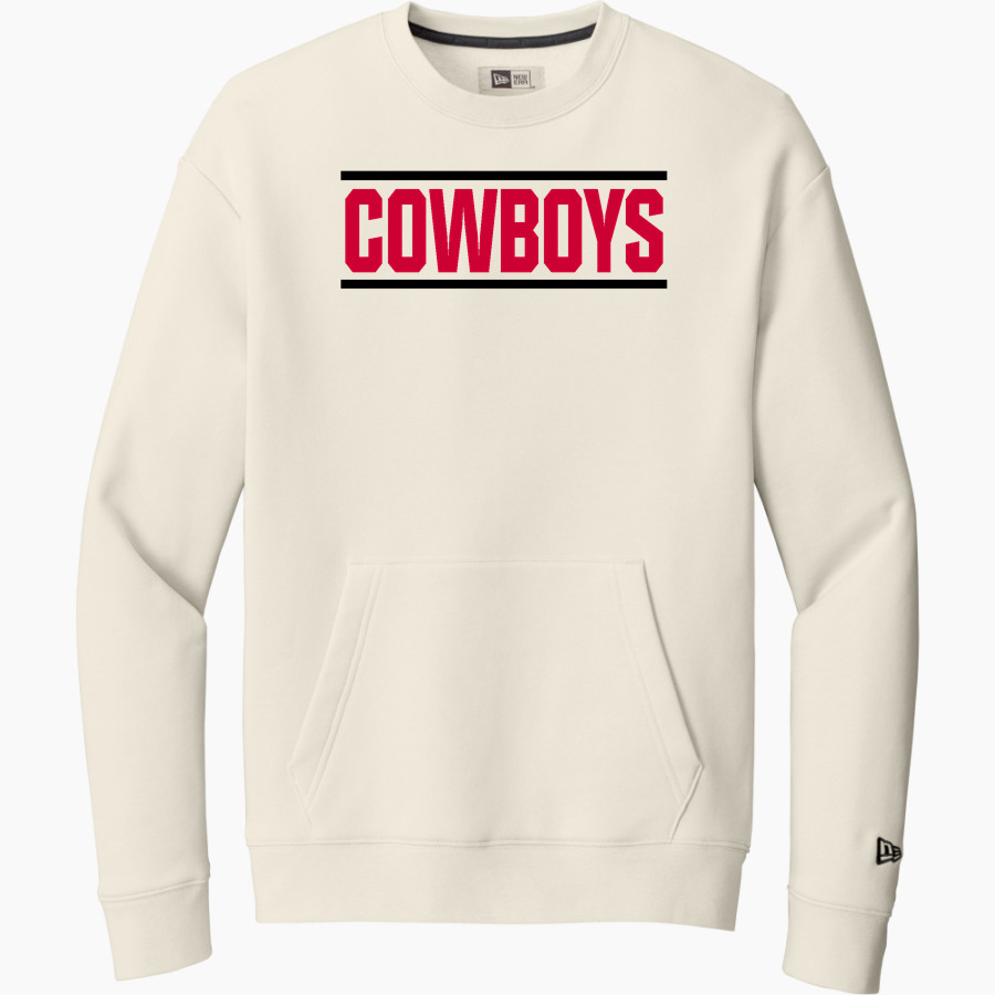 CLARION-GOLDFIELD-DOWS HIGH SCHOOL COWBOYS <span class="pdp-name-mascot">CLARION - GOLDFIELD COWBOYS</span> New Era Men's Heritage Fleece Pocket Crew