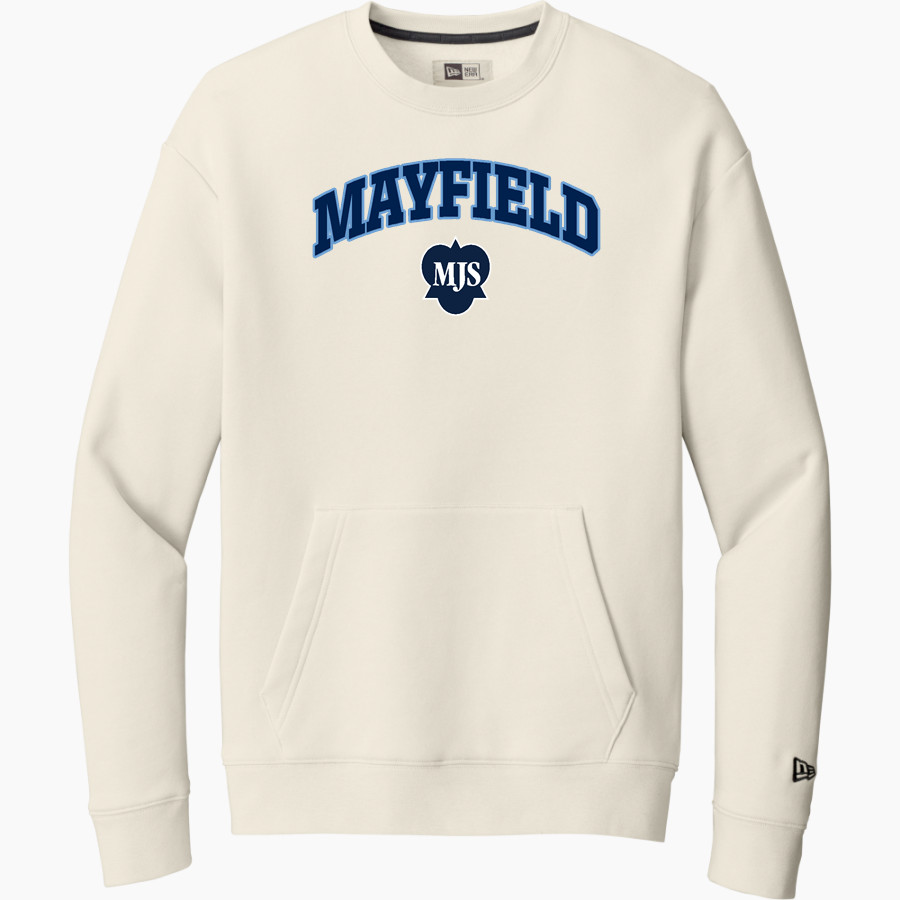 Mayfield Junior School Mustangs Online Store New Era Men's Heritage Fleece Pocket Crew